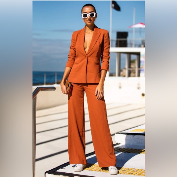 The Limited Pants - The Limited Terracotta Wide Leg Pant